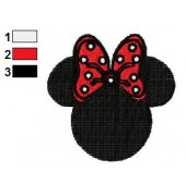 Free Minnie Mouse Bows Embroidery Design